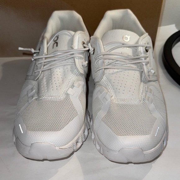 On Running Shoes - New On Running All White Sneakers Cloud 5 women’s shoes